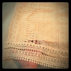 NWT Pale Pink Lace Overlay Leith Skirt!